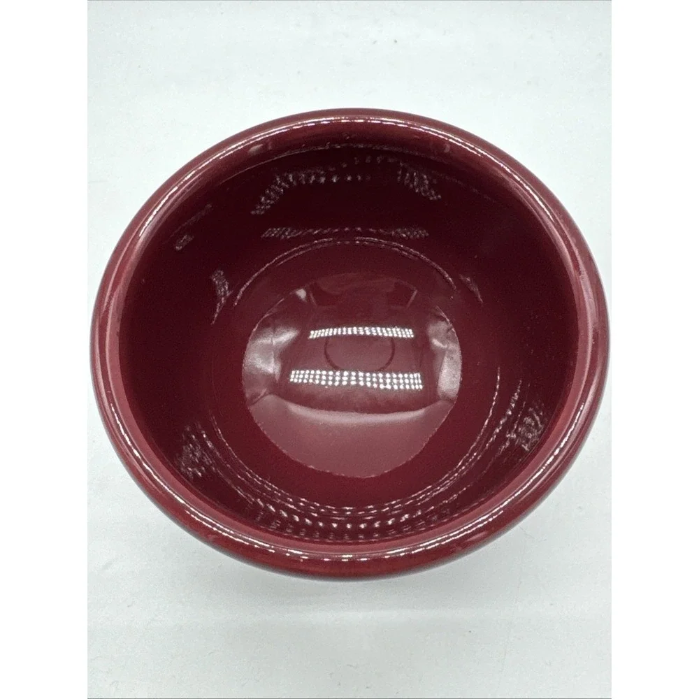 FIESTA Ware TRIPOD Dipping Candle Bowl CINNABAR Retired Item & Color 1998-2001